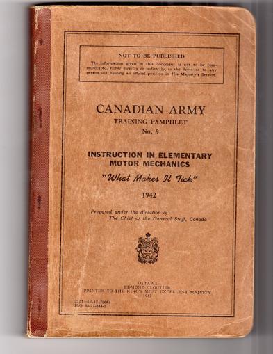 Canadian Army Pam 9 - Intro to Elementary Motor Mechanics