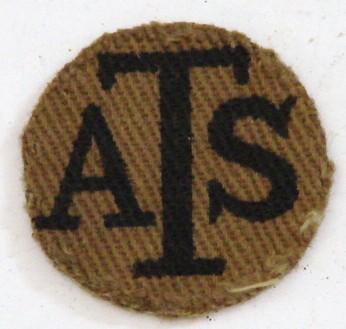 WW2 ATS Circular Patch in Canvas