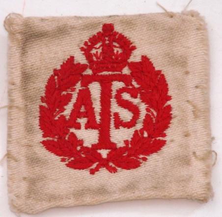 WW2 Womens ATS Patch - Worn on Overalls