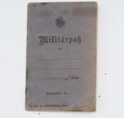 WW1 Imperial German Pass Book - Unused