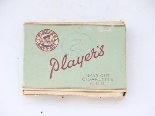 WW2 Canadian Players Cigarettes Package