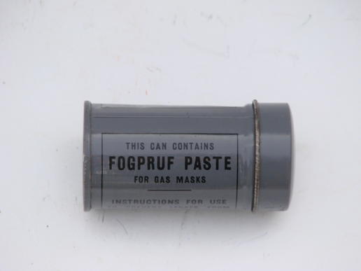 US WW2 Gas Mask Anti Fog Tin with Contents