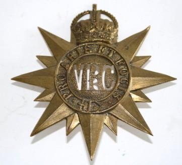 Pre 1914 Large Glengarry/Cross Belt badge - Victoria Rifles of Canada