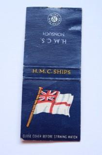 WW2 HMCS Nonsuch Match Cover