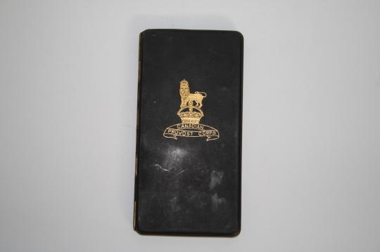 Canadian Provost Corps - Korean War Cigarette Case