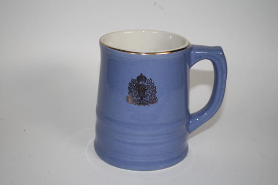 RCMP King's Crown Mug - Medalta Pottery