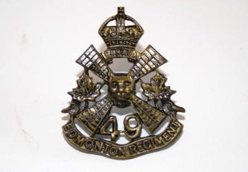 49 Battalion (Edmonton) Cap Badge