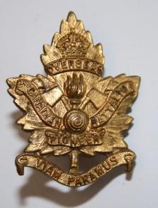 2nd Bn Canadian Pioneers Collar Badge