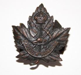 Canadian Pioneer Draft Collar Badge  