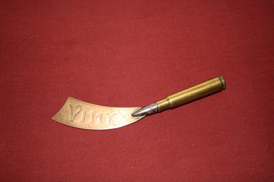 VIMY Trench Art Letter Opener - 5.5 inches long