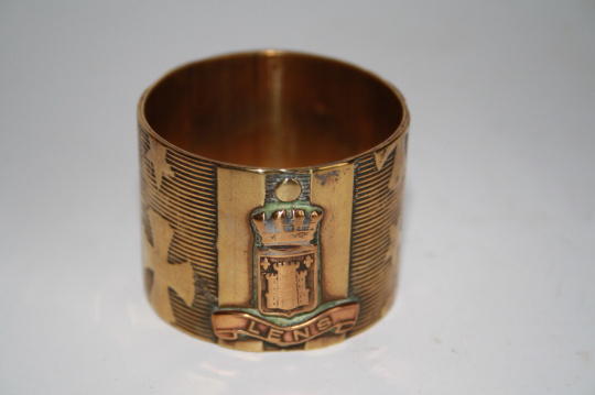 LENS Trench Art Napkin Ring