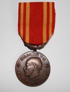 WW2 Norwegian Kreigs Medal - Merchant Marine Issue