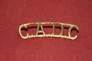 CADC Canadian Army Dental Corps Shoulder Title