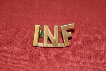 INF (Infantry) Shoulder Title - Caron 1915