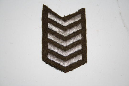 WW2 Five Year of Service Chevrons   - White