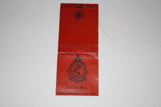 WW2 RCAMC Match Booklet