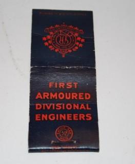 First Divisional Armoured Engineers Match Cover