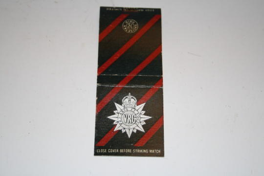 WW2 Victoria Rifles of Canada Match Cover