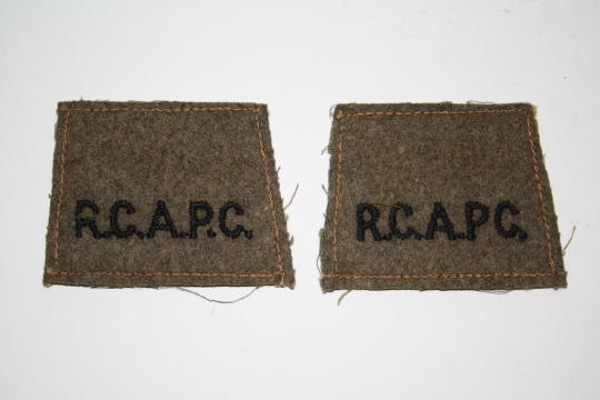 RCAPC Slip On Shoulder Title Pair