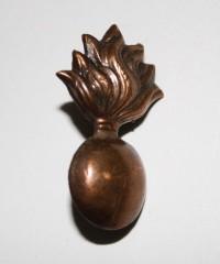 Canadian Engineers Copper Grenade Collar