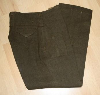 1944 Canadian Battle Dress Trousers - Size 11