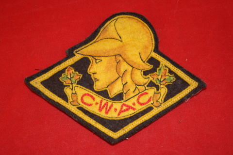 WW2 CWAC Embroidered Jacket Crest - Crestcraft