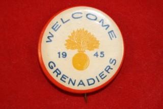 Winnipeg Grenadiers POW Welcome Home Pin 1945 (Hong Kong)