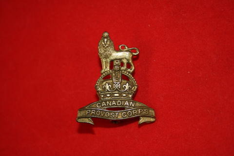 WW2 Canadian Provost Corps Collar Badge