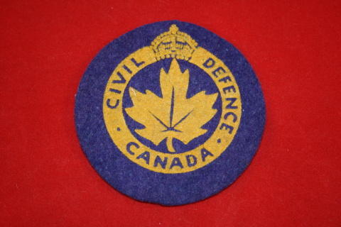 WW2 Canadian Civil Defence Wool Patch