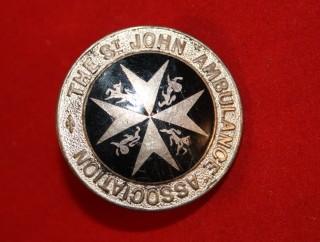 St John Ambulance Association Enamel Cap Badge