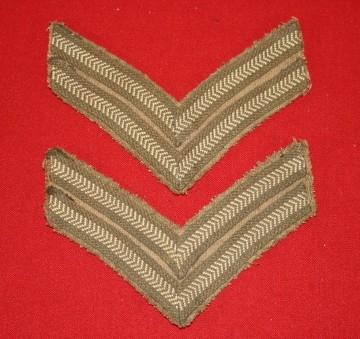 WW1 Canadian/British Corporal Stripes