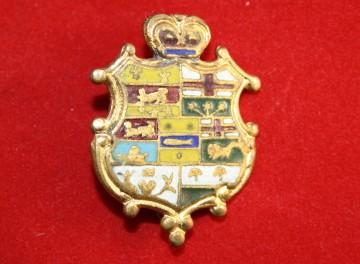 Victorian era Canadian 7 Province Patriotic Badge