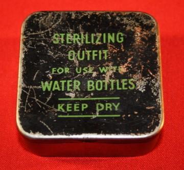 WW2 Water Sterilization Tin