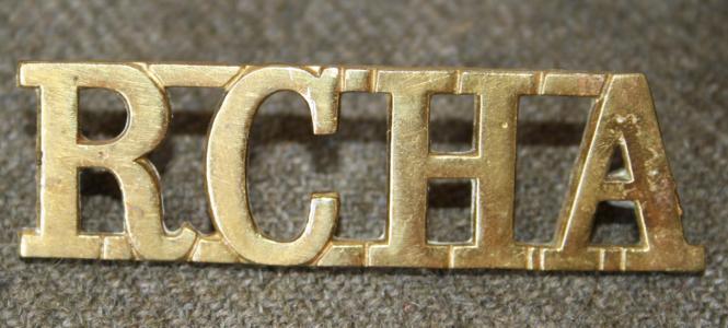 RCHA Pre-WW1 Shoulder Title