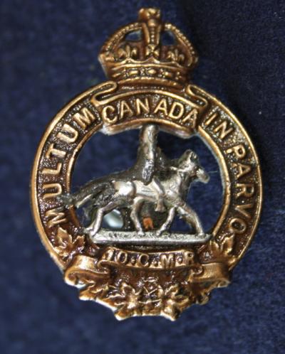 10th Canadian Mounted Rifles Collar - interwars period