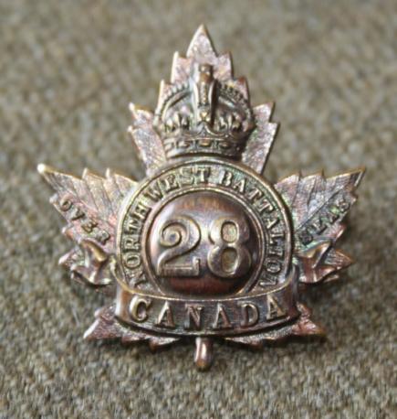 28th Northwest Bn Cap Badge