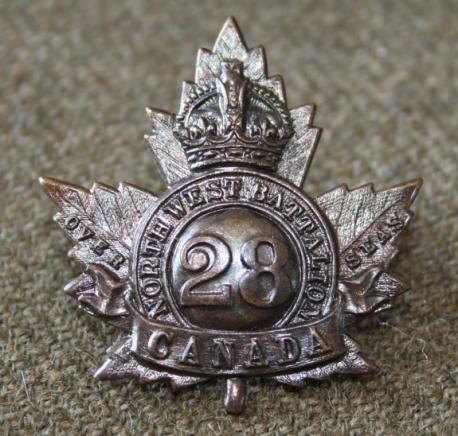 28th Northwest Bn Cap Badge