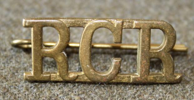 WW1 Royal Canadian Regiment Shoulder Title