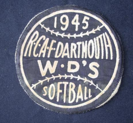 RCAF WD's 1945 Softball Patch - Dartmouth