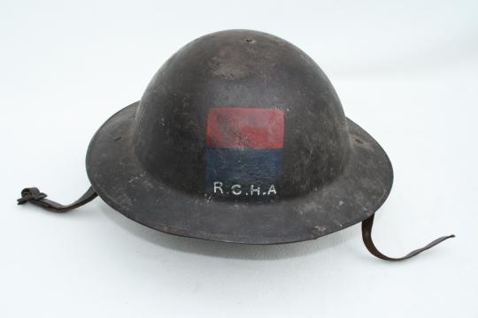 WW1 Canadian Helmet badged to the RCHA