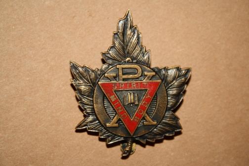 CEF YMCA Cap Badge  - Officers