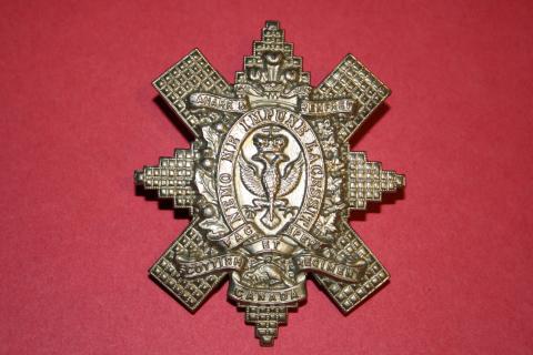 Lanark and Renfrew Scottish Cap Badge