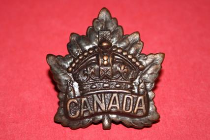 WW1 General List Canada Cap Badge