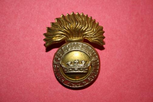 Princess Louise Fusiliers Cap Badge - Maker Marked