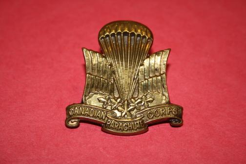 1 Canadian Parachute Battalion Brass Cap Badge