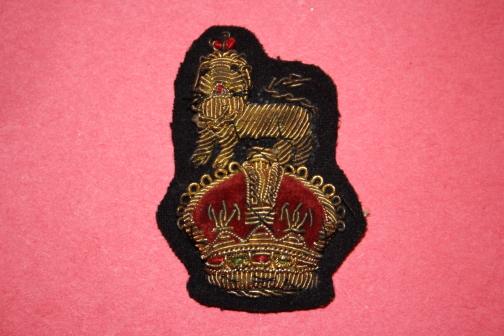 WW2 Brigadier General Embroidered Cap Badge