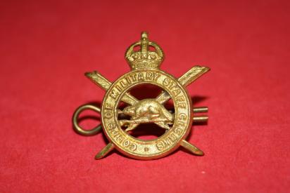 Corps of Military Staff Clerks Collar Badge