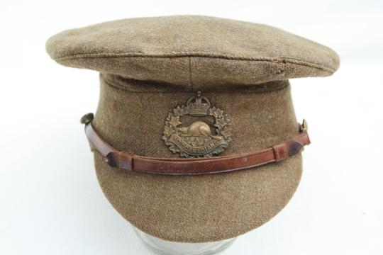 10th Bn (Calgary) Trench Cap  - 1918 Dated - Named and numbered