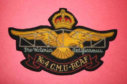 RCAF No 4 Construction and Maintainance Squadron Jacket Crest