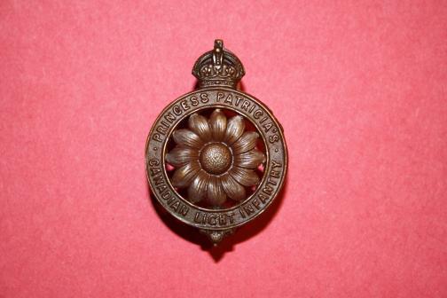 WW1 PPCLI Marguerite Cap Badge